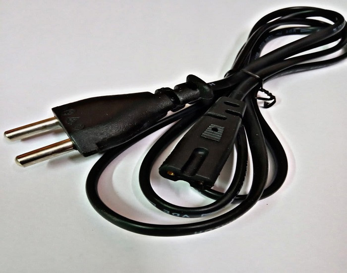 CABONIX 1.5 M 2 PIN POWER CABLE (BLACK)