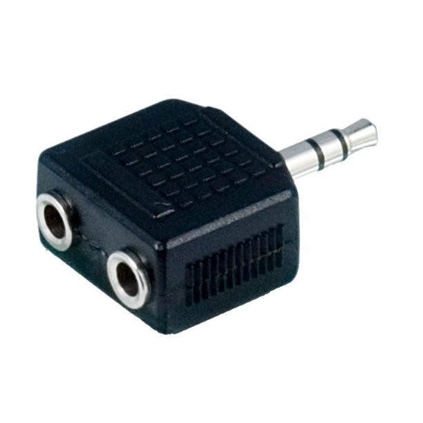 DI 3.5MM MALE TO 2 FEMALE STEREO 3.5MM