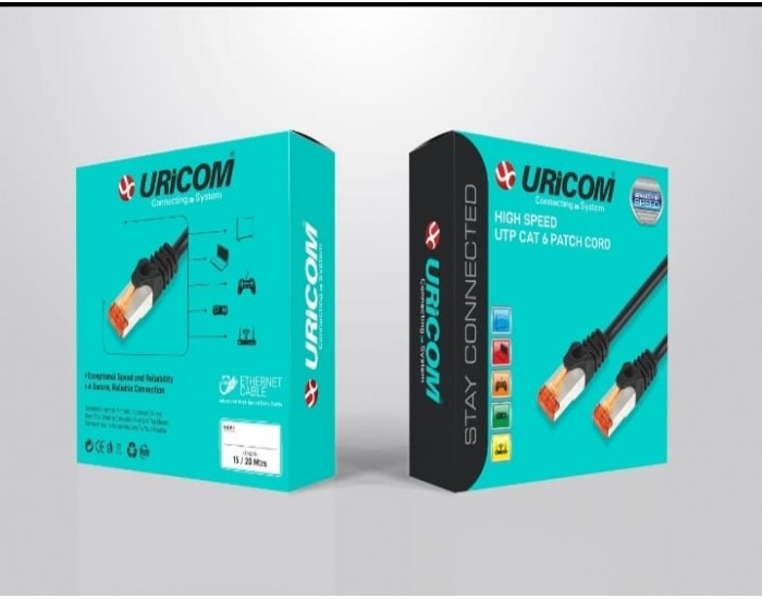 URICOM PATCH CORD 3M CAT6