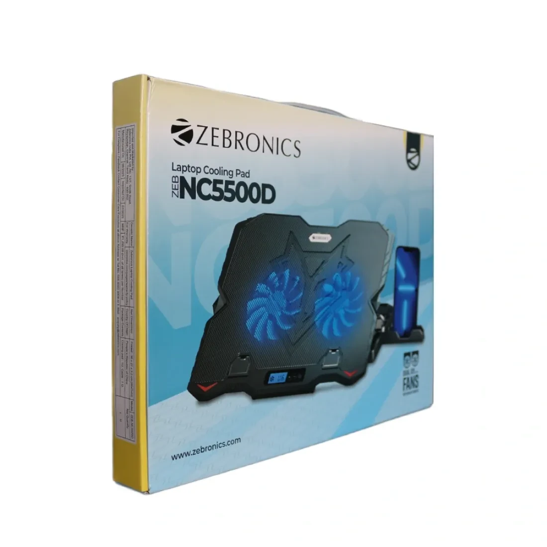 Zebronics Laptop Cooling Pad 15.6 Inch NC5500D