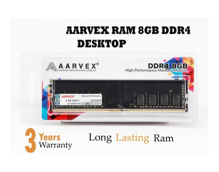 AARVEX RAM 8GB DDR4 DESKTOP 2400 MHZ
