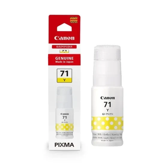 Canon 71 Yellow Inkjet Ink Bottle Small 40ml