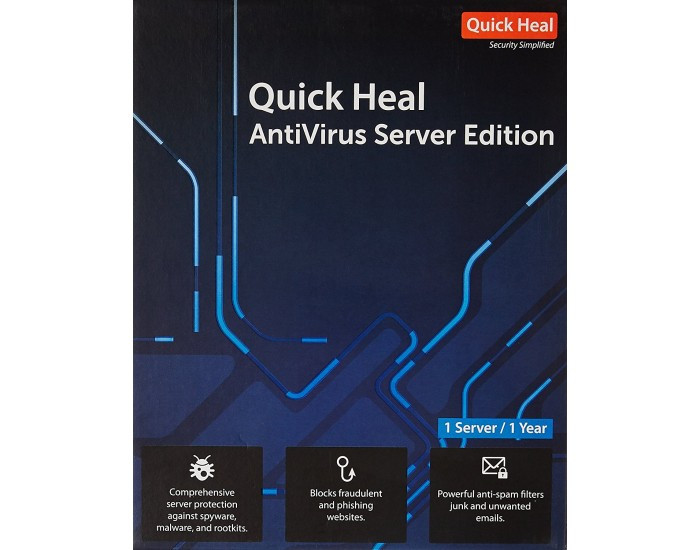 QUICK HEAL SERVER EDITION 1 USER 1 YEAR ER1