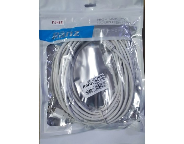 RANZ USB PRINTER CABLE 10M