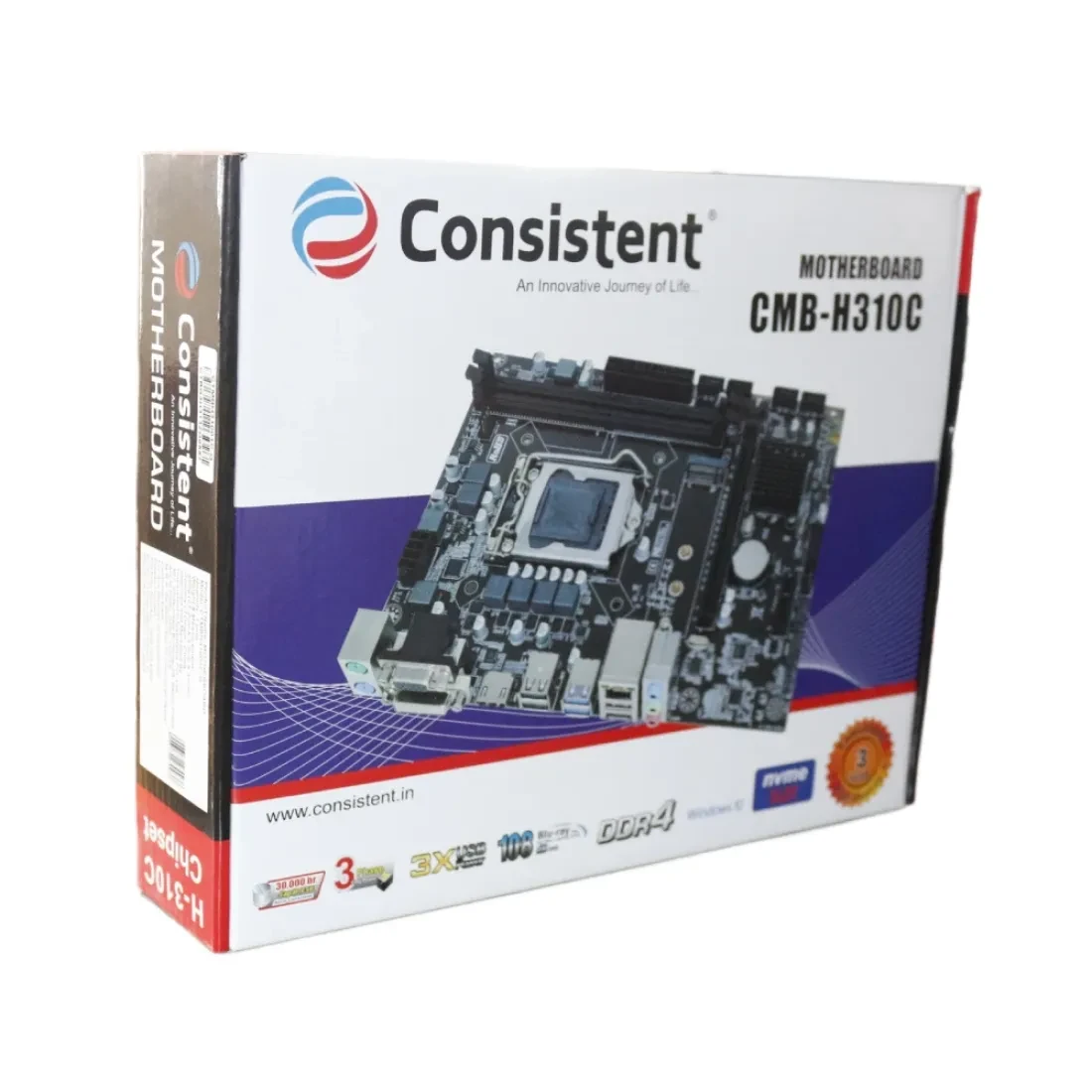Consistent H310C DDR4 Motherboard For Intel 6th to 9th Gen With NVMe
