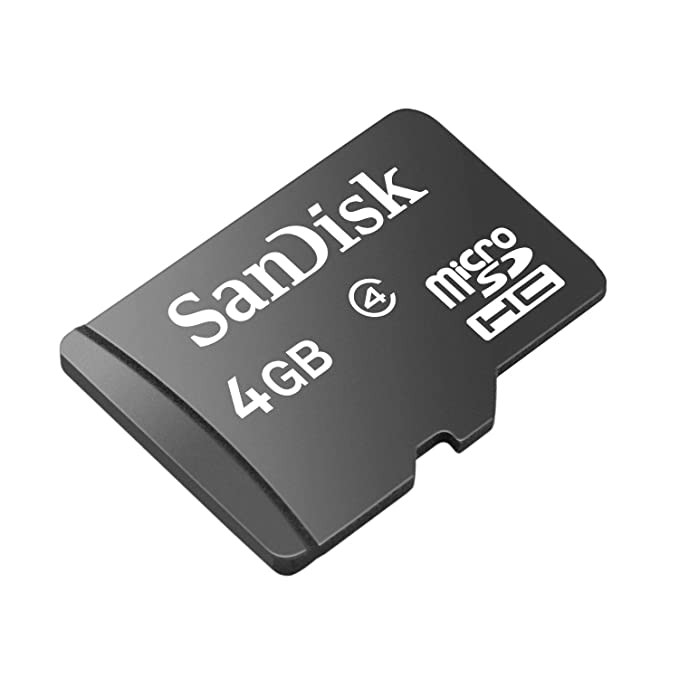 SANDISK 4GB (MICROSDHC) MEMORY CARD