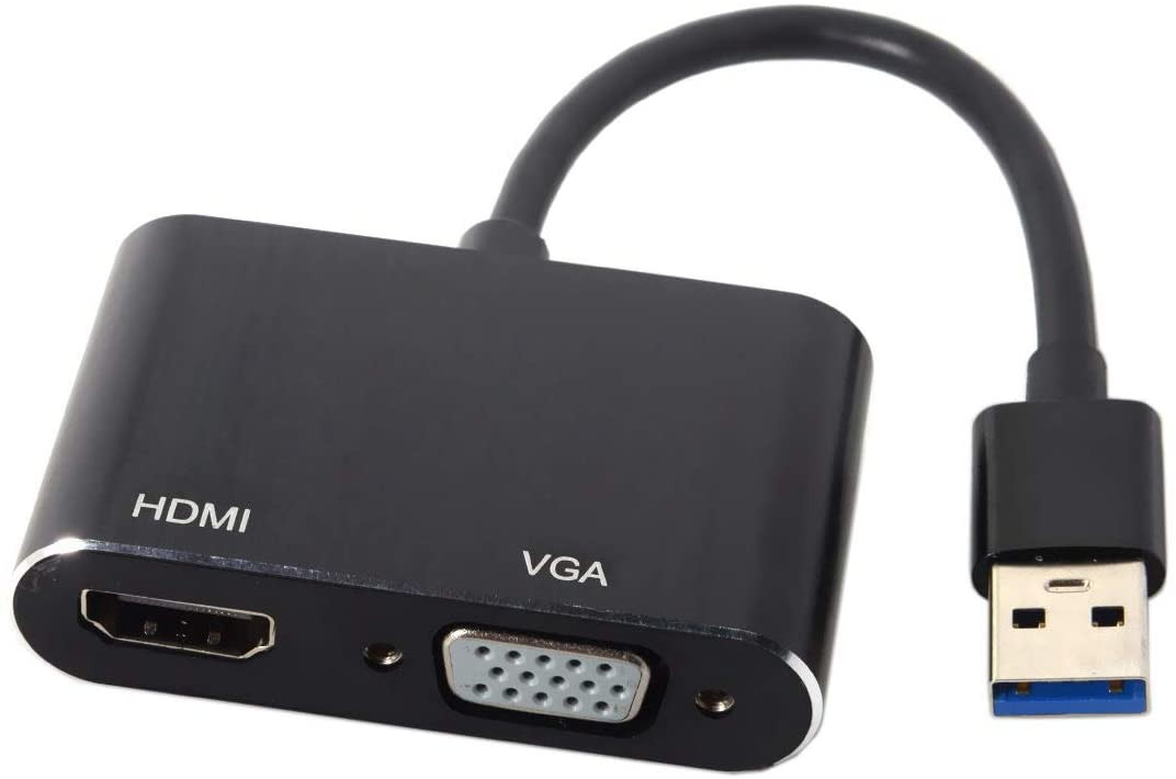 USB 3.0 TO VGA+HDMi CONVERTER CABLE