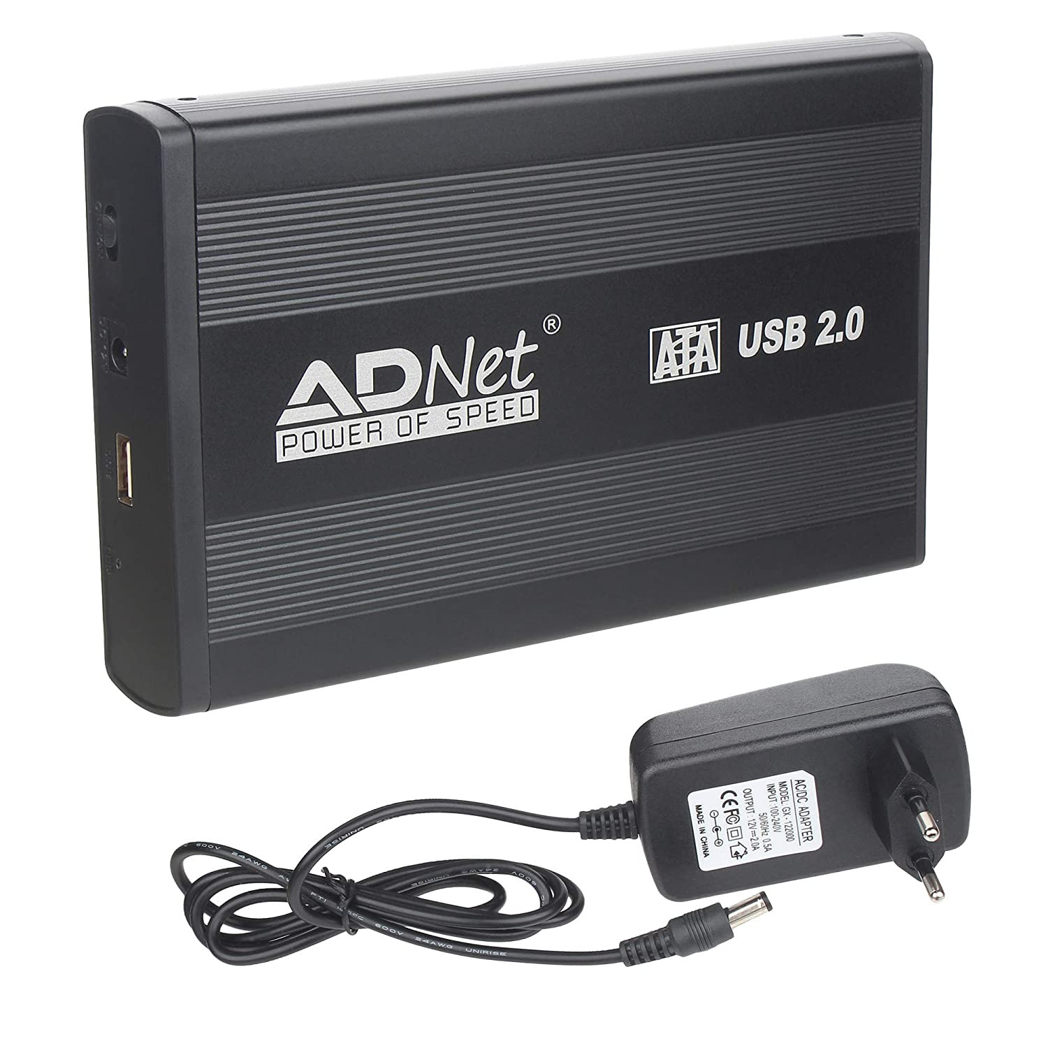 HDD SATA CASING  3.5" USB 2.0 (METAL)