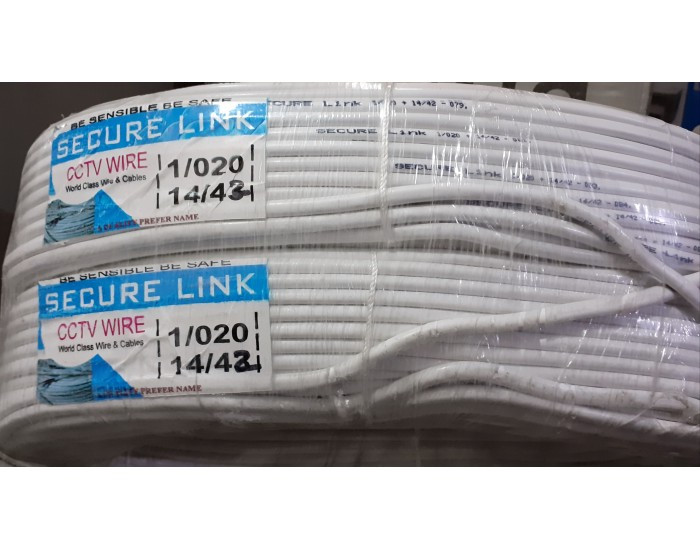 CCTV CABLE 3+1 SECURE LINK 90M