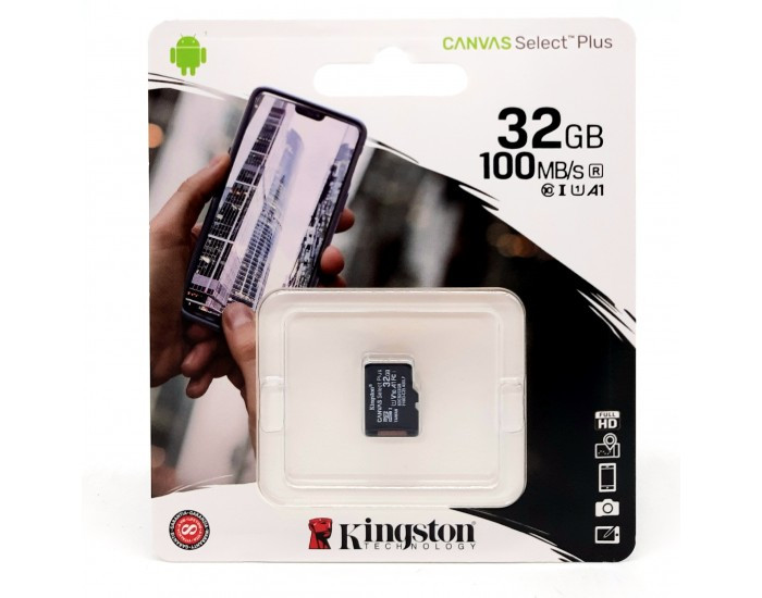 KINGSTON MICRO SD 32GB CLASS 10 (CANVAS SELECT PLUS)