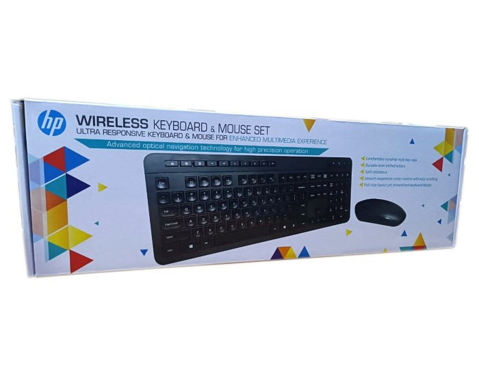 HP KEYBOARD MOUSE COMBO WIRELESS (1F0C9PA) (1 YEAR)