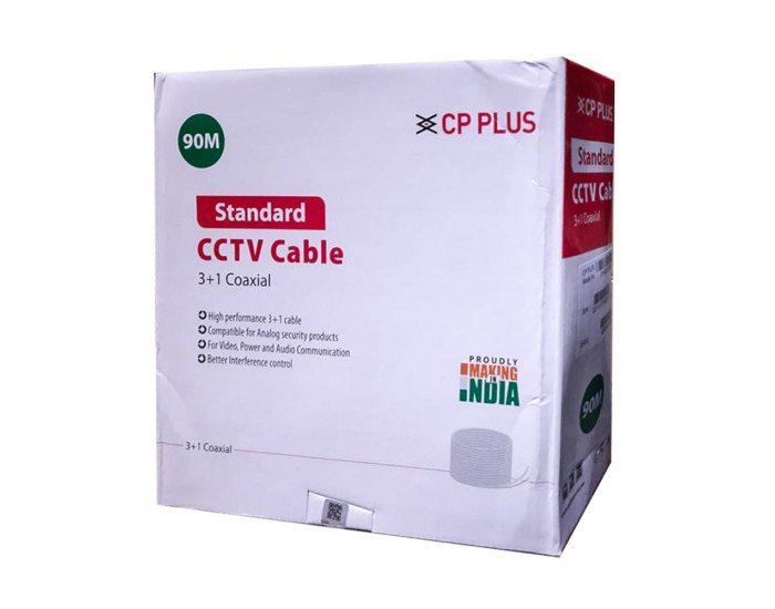 CCTV CABLE 3+1 CPPLUS (90 METRE)