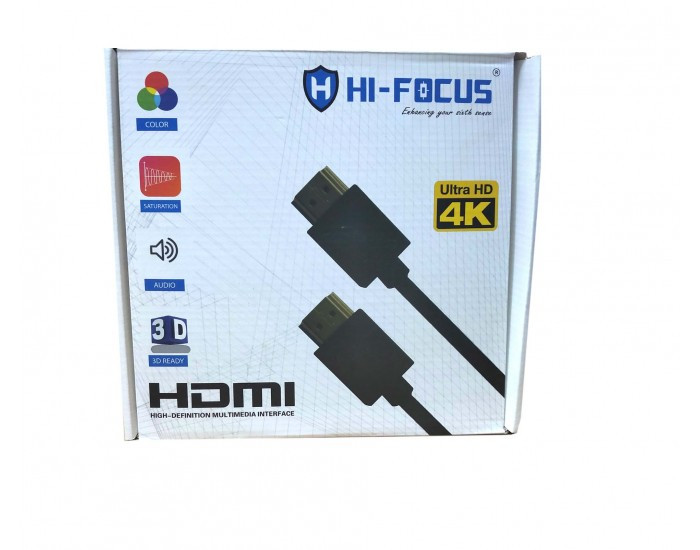 HDMI TO HDMI (MALE TO MALE) 4K 10M HI-FOCUS