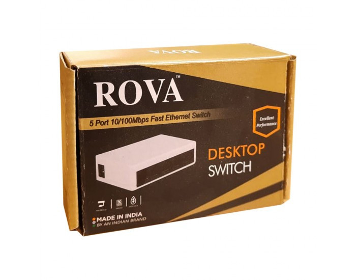 ROVA DESKTOP SWITCH 5 PORT NORMAL