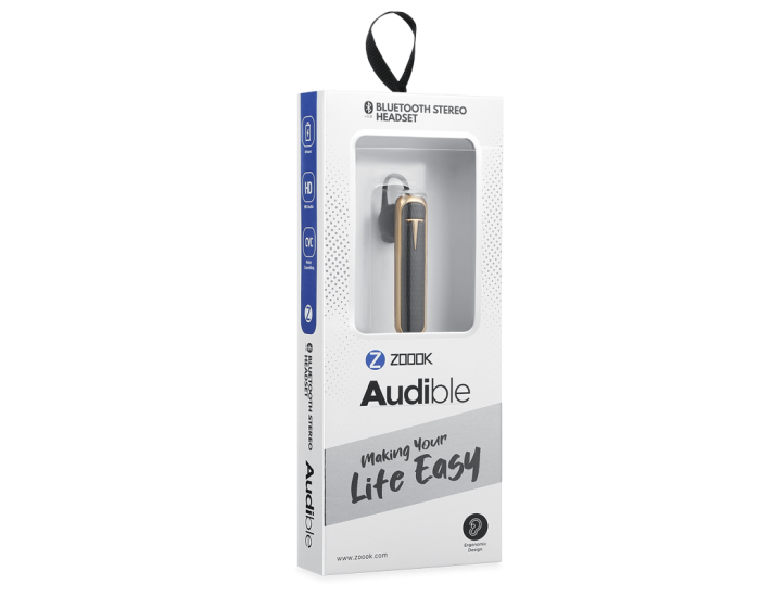 ZOOOK BLUETOOTH EAR WEAR SINGLE (AUDIBLE)