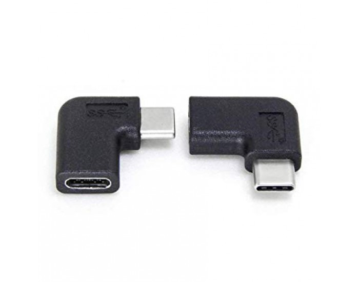 MULTYBYTE USB TYPE C CONNECTOR MALE TO FEMALE (L SHAPE)