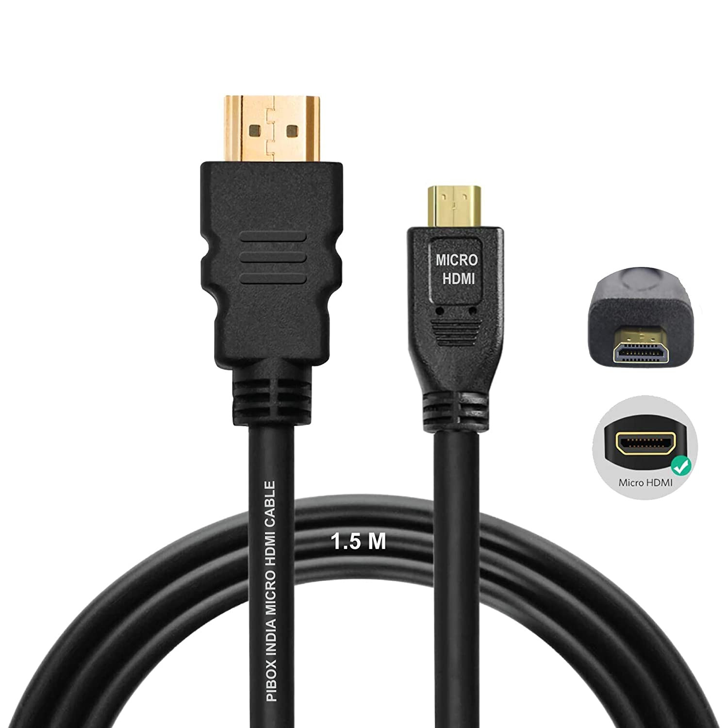 DI HDMI TO MICRO HDMI CABLE 1.5 M