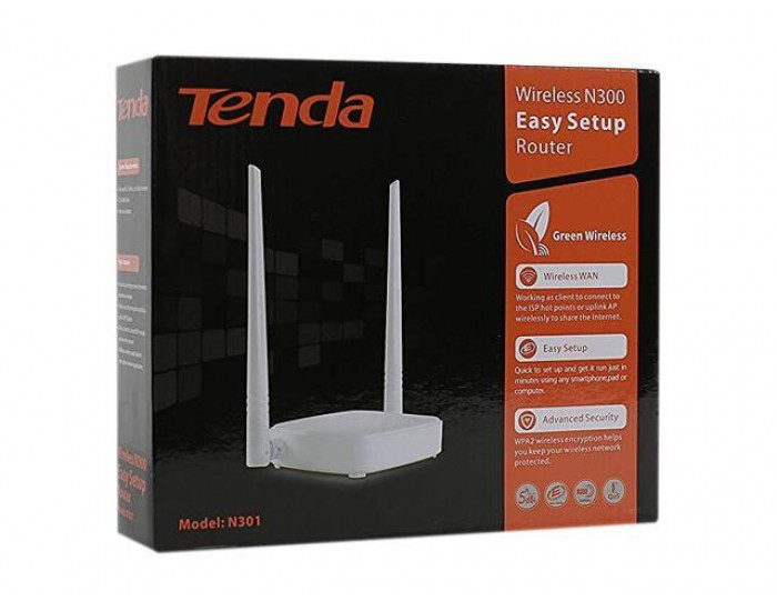 TENDA 300 MBPS WIRELESS ROUTER N301