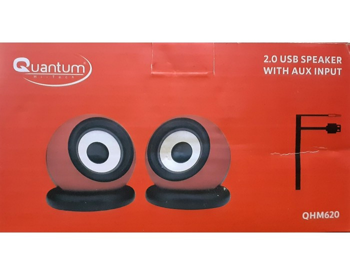QUANTUM AUX SPEAKER 2.0 (USB POWERED) QHM620