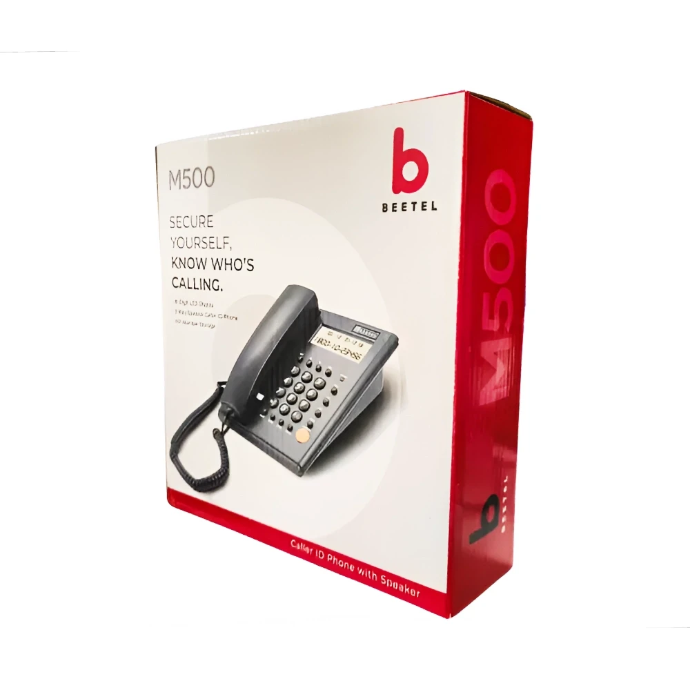 Beetel M500 Wired Telephone Set (Black)