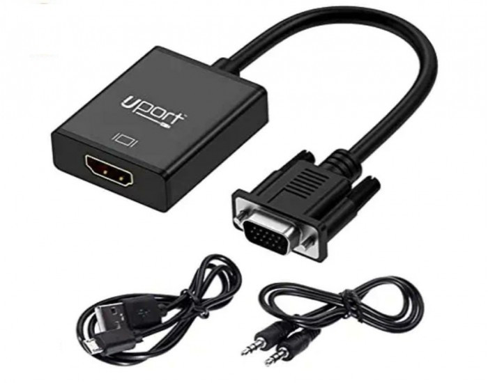 UPORT VGA TO HDMI CONVERTER WITH AUDIO