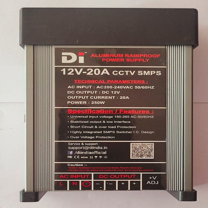 DI SMPS 8CH 12V-20A (METAL)