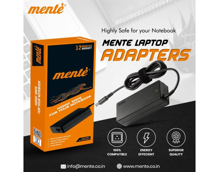 MENTE LAPTOP ADAPTOR FOR ACER 90W 19V / 4.74A (YELLOW PIN)