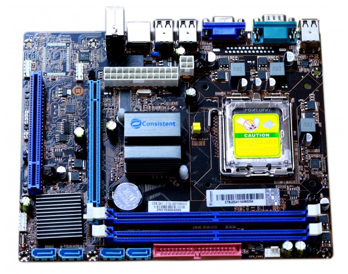 CONSISTENT MOTHERBOARD (G41 D2) DDR2 (FOR INTEL)