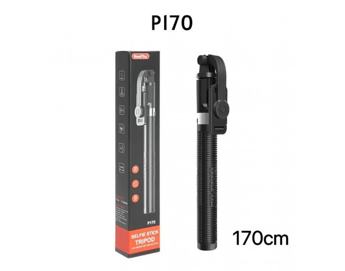 NEEPHO SELFIE STICK TRIPOD WITH WIRELESS REMOTE P170