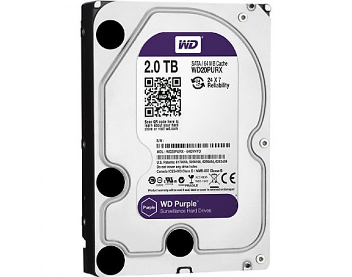 WD INTERNAL HARD DISK 2TB PURPLE