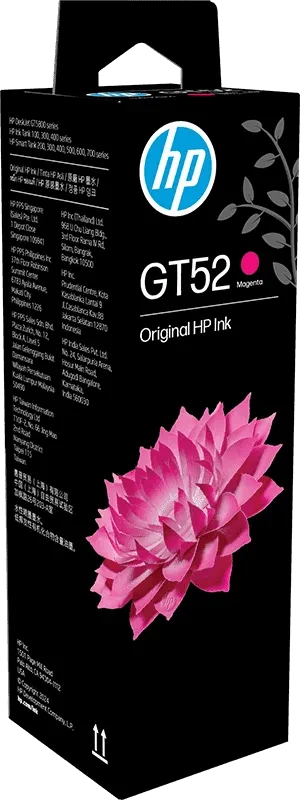 HP INK BOTTLE GT52 MAGENTA (ORIGINAL)