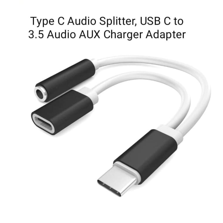 TYPE C AUDIO SPLITER AND CHARGER ADAPTER