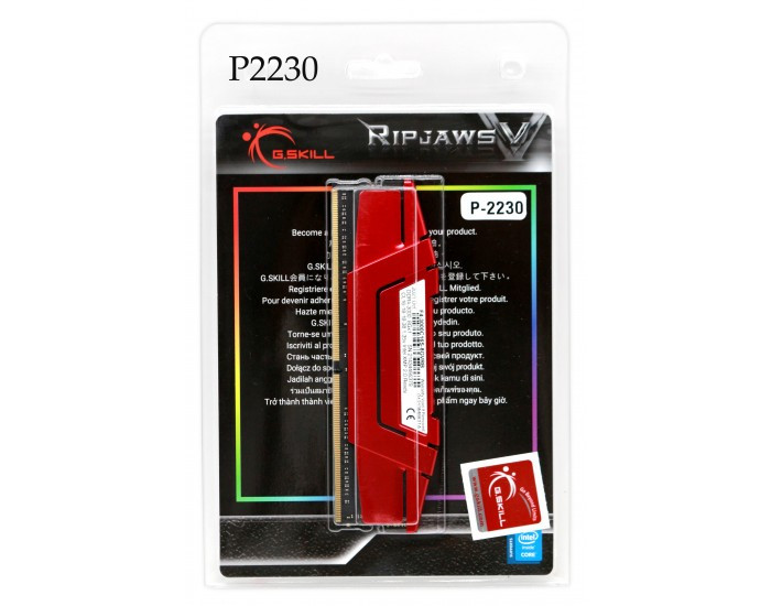 GSKILL RAM 8GB DDR4 DESKTOP 3000 MHZ (RIPJAWS V)