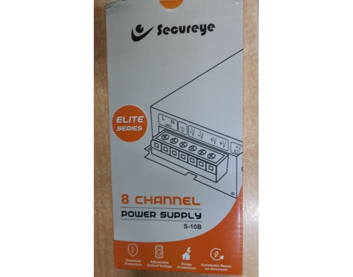 SECUREYE POWER SUPPLY 8CH STEEL