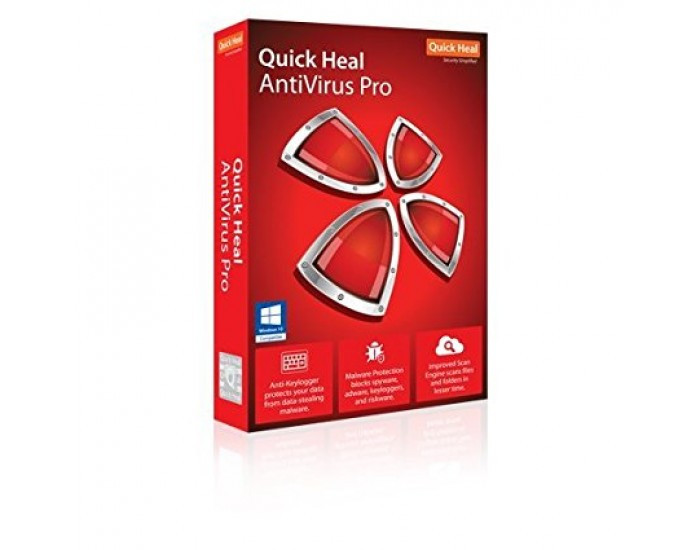 QUICK HEAL ANTIVIRUS PRO LR2 (2 USERS 1 YEAR)
