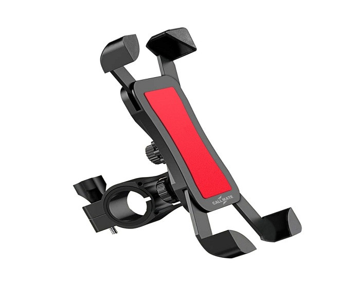 CALLMATE ABS UNIVERSAL BIKE MOBILE STAND AND HOLDER (BLACK & RED)