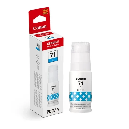 Canon 71 Cyan Inkjet Ink Bottle Small 40ml