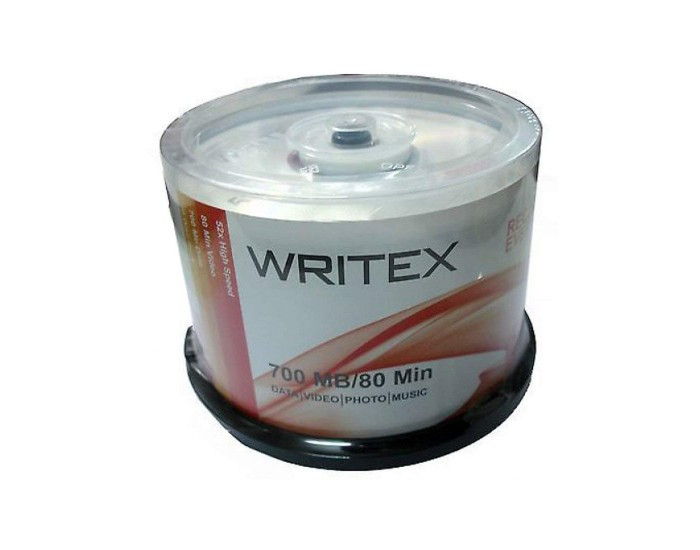 WRITEX CD-R PACK OF 50WRITEX CD-R PACK OF 50