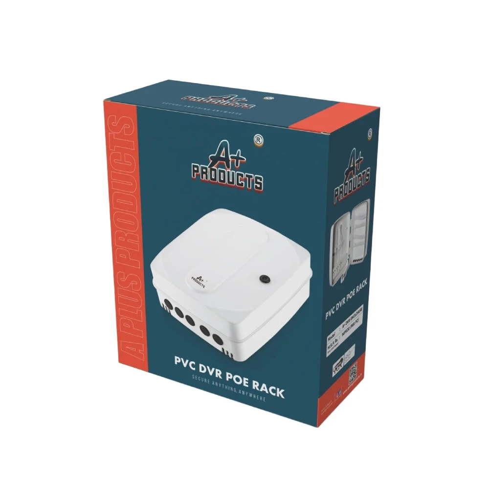 A+Products PVC Rack For Dvr | Poe Switches With Pdu (8CH)