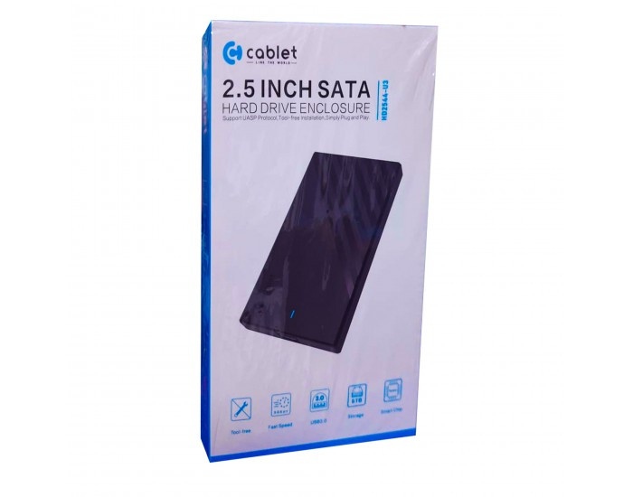 CABLET SSD HDD CASING 2.5" SATA USB 3.0 HD2522 | HD2544