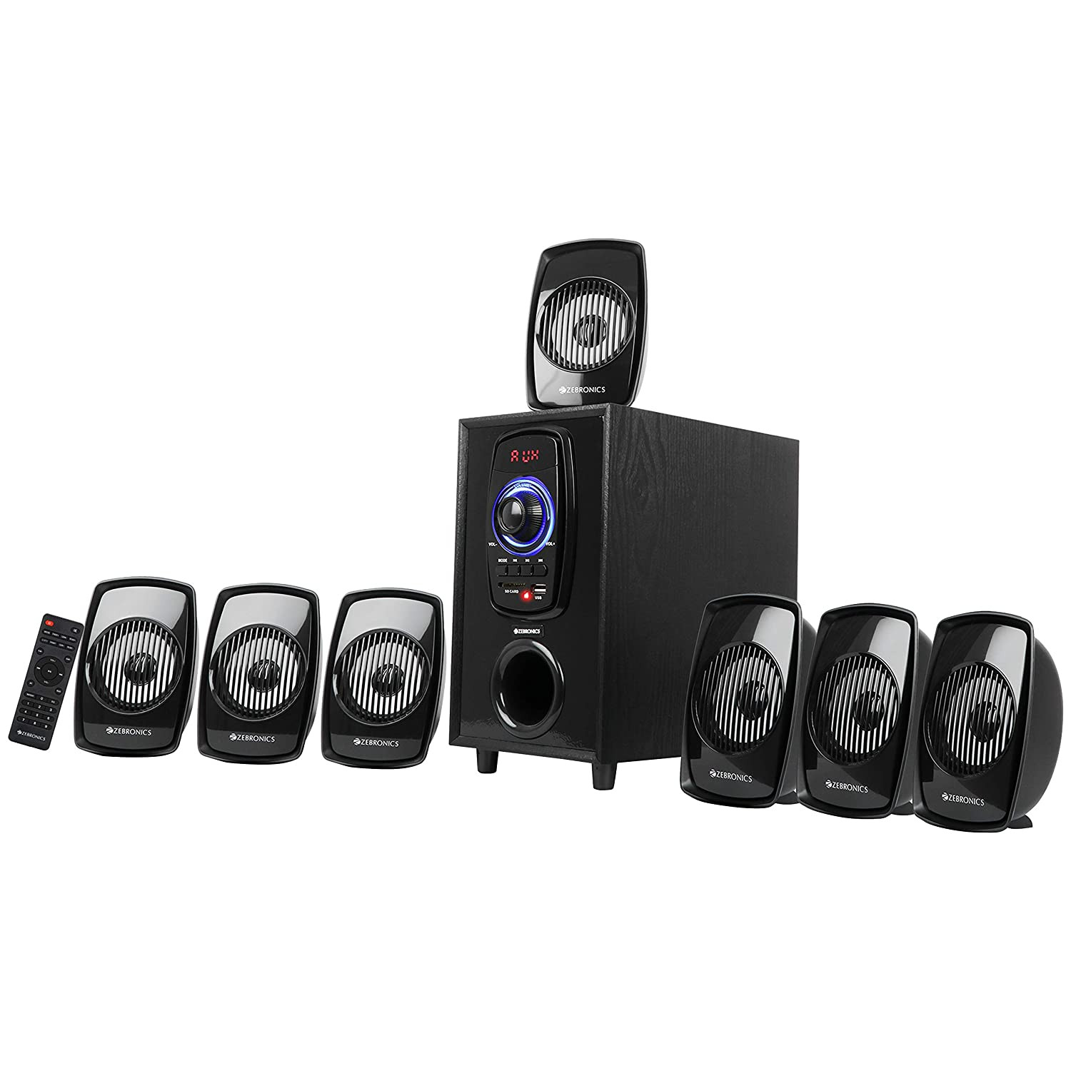 ZEBRONICS SPK-ZEB BT701RUCF COMPUTER MULTIMEDIA 7.1 SPEAKER