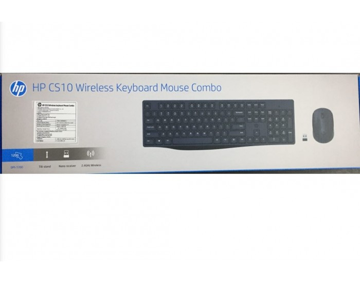 HP KEYBOARD MOUSE COMBO WIRELESS (CS10)