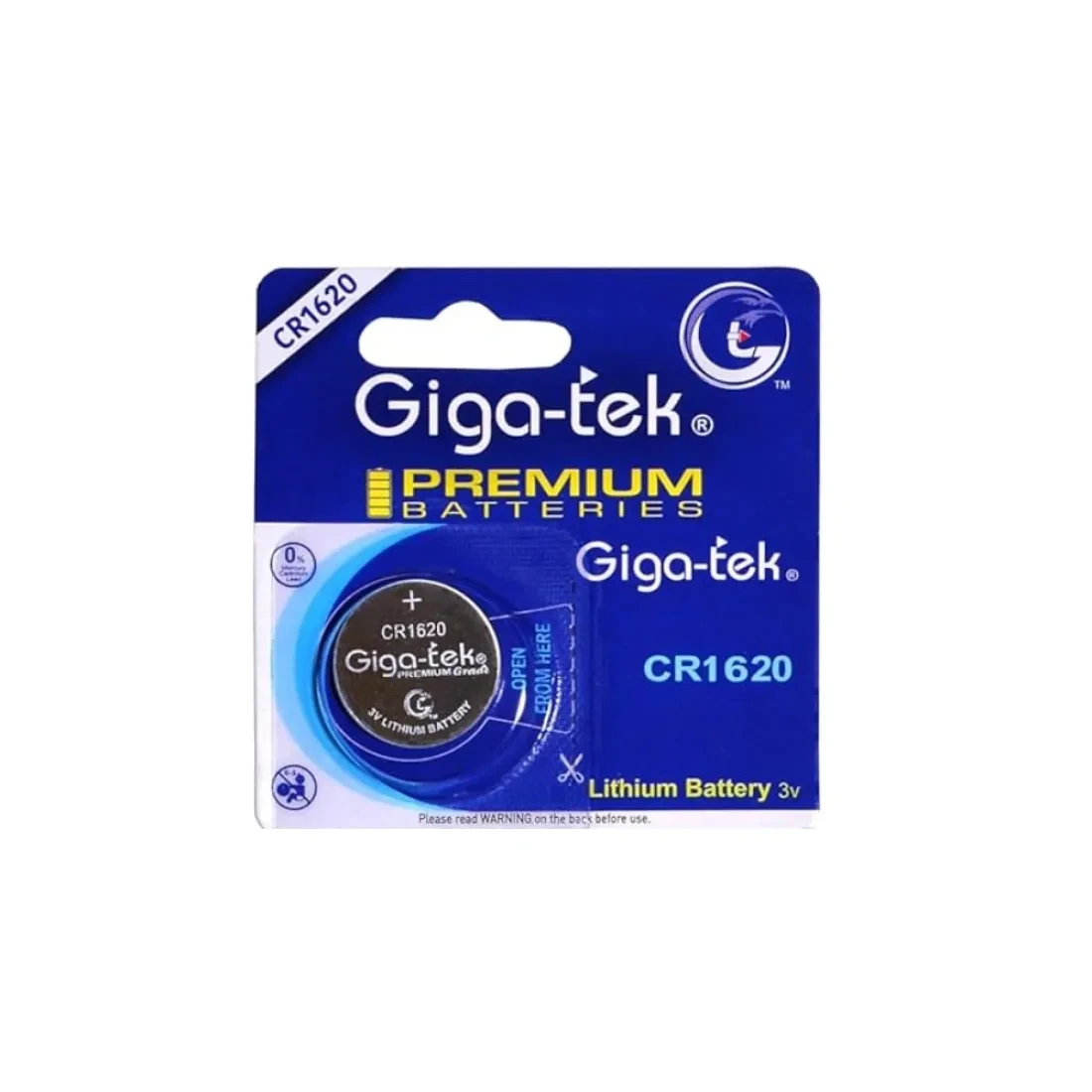 Gigatek Cmos Battery 3V CR1620