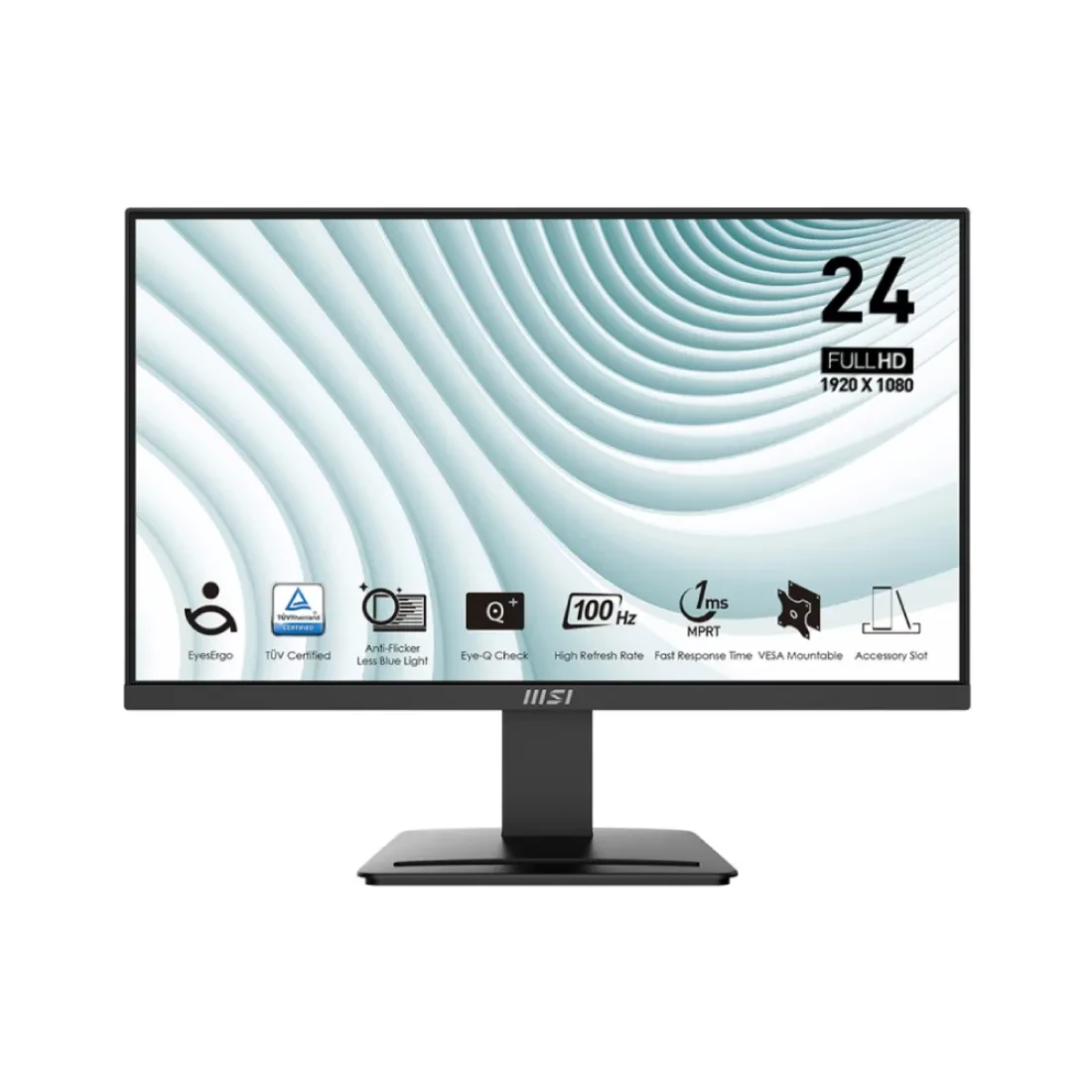 MSI LED Monitor 24" FHD VA with HDMI | DP (Pro MP2412)