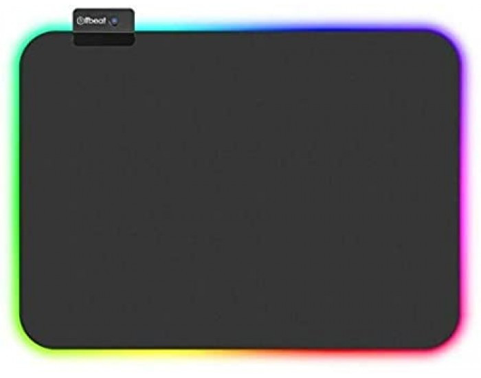 BLACK CORD RGB GAMING MOUSE PAD 8″ X 10″