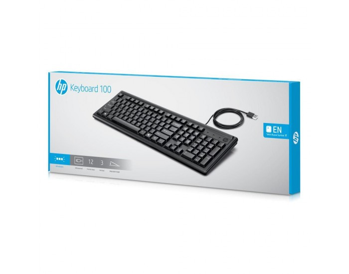 HP 100 WIRED USB KEYBOARD