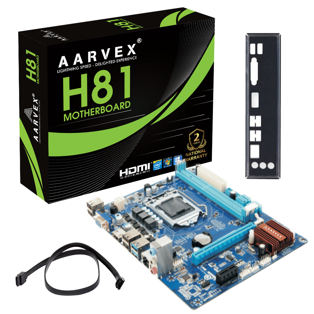 AARVEX MOTHERBOARD 81 (H81JEL)