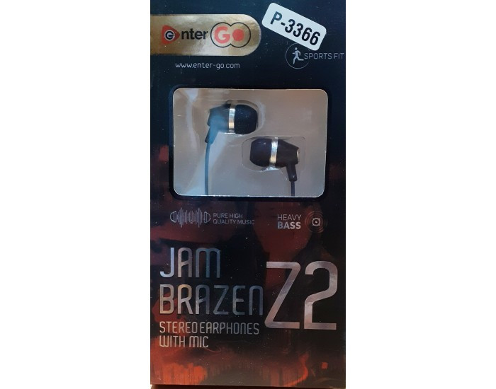 ENTERGO WIRED EARPHONE JAM BRAZEN Z2