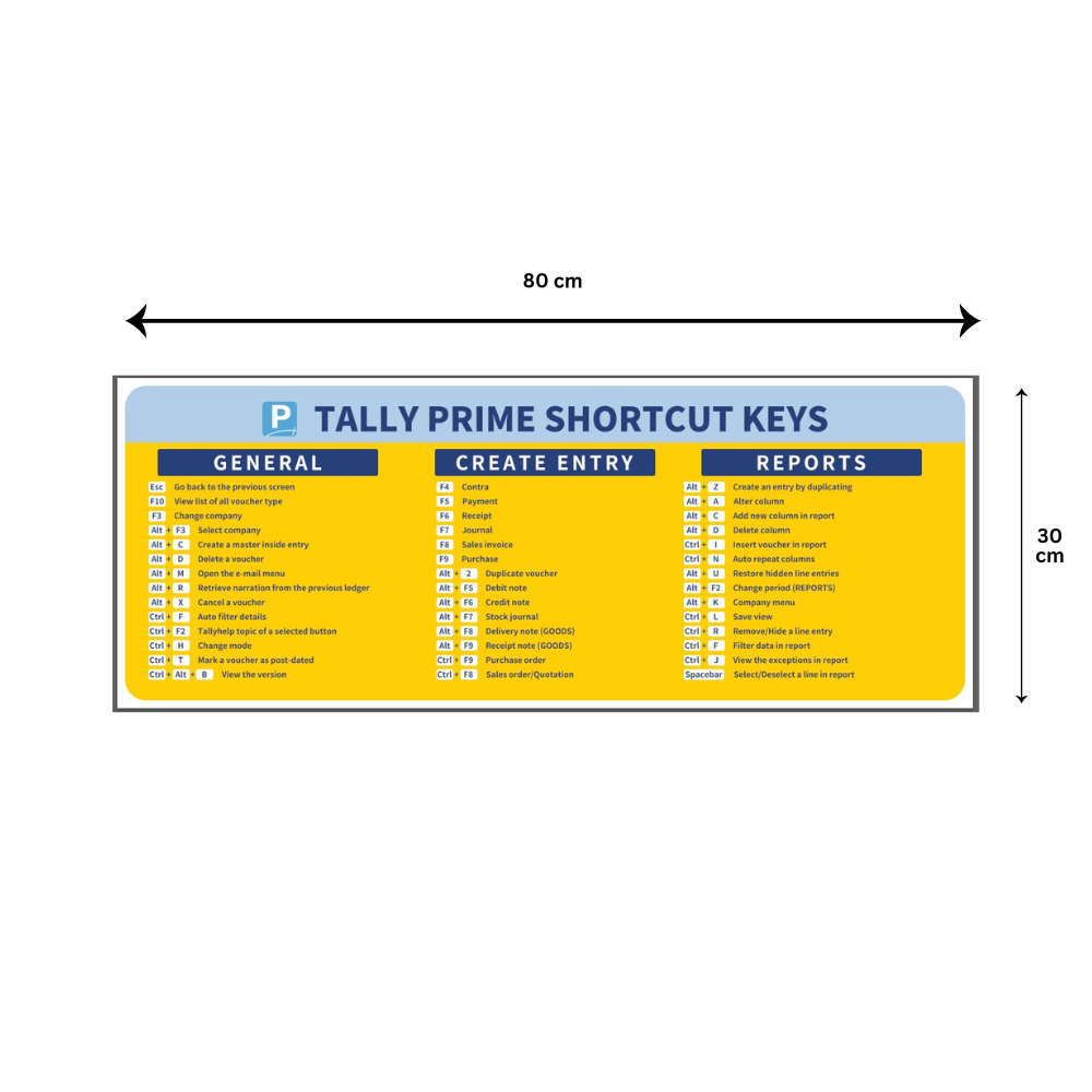 Smart Pro Mouse Pad 80×30 cm Tally Shortcut