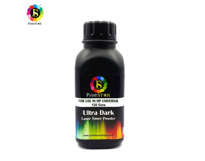 PRINT STAR LASER TONER POWDER 12A UNIVERSAL 120GM (ULTRA DARK)